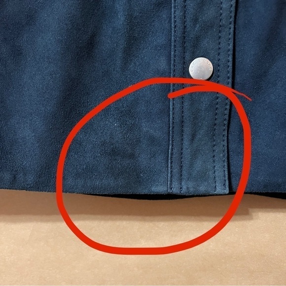 Rag & Bone | Siggy Goat Leather Snap Button Front Mini Skirt Lamb Leather Size 4 - Picture 8 of 14